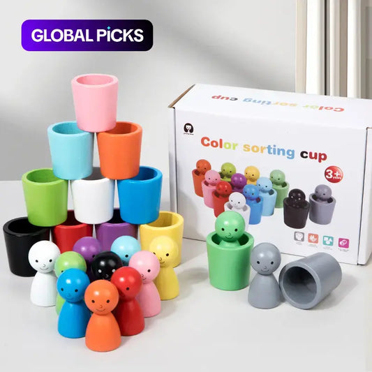 Colorful Stacking Cups Toy, 1 Set Mini Cute Building Blocks Toys for Color Recognition, Creative Stacking Toys for Birthday Gifts, Valentine'S Day Gift #TOP PICKS
